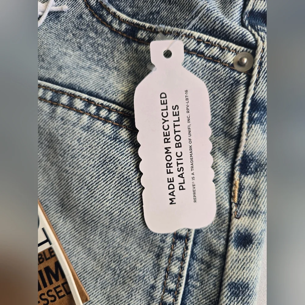 Project Rebel Mid‎ Rise Mini Cut Off Denim Shorts Size 15